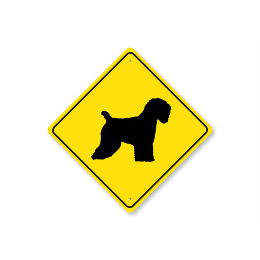 Soft Coated Wheaten Terrier Dog Diamond Sign