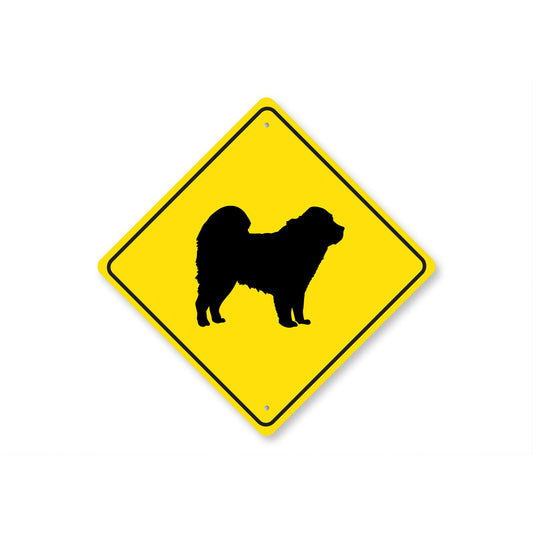 Tibetan Mastiff Dog Diamond Sign