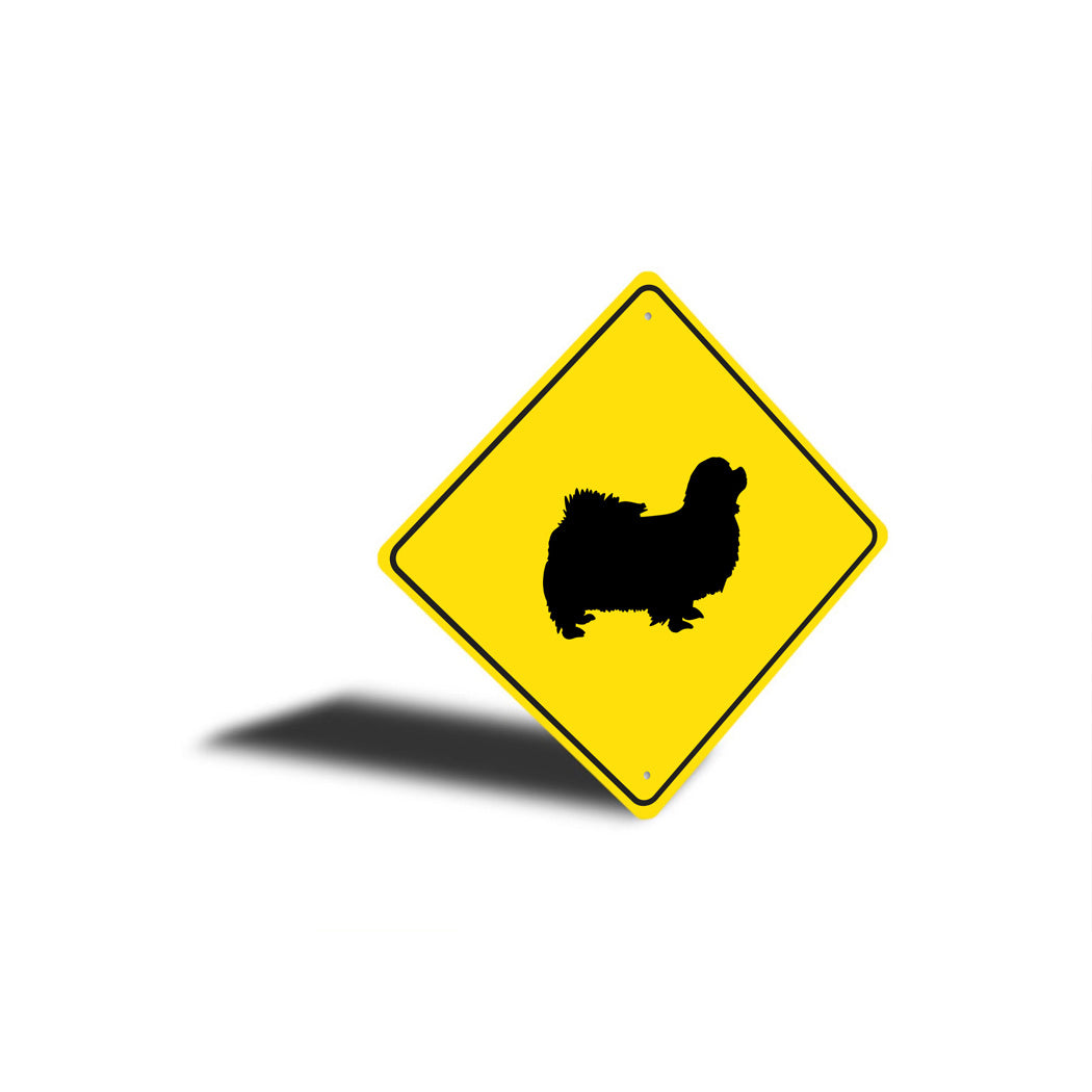 Tibetan Spaniel Dog Diamond Sign