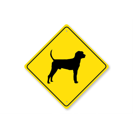 Treeing Walker Coonhound Dog Diamond Sign
