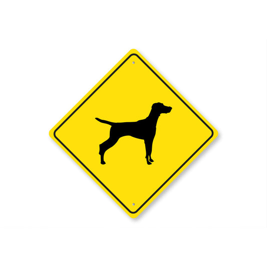 Vizsla Dog Diamond Sign