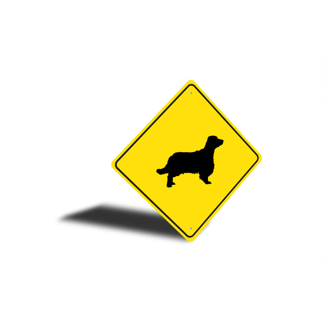 Welsh Springer Spaniel Dog Diamond Sign