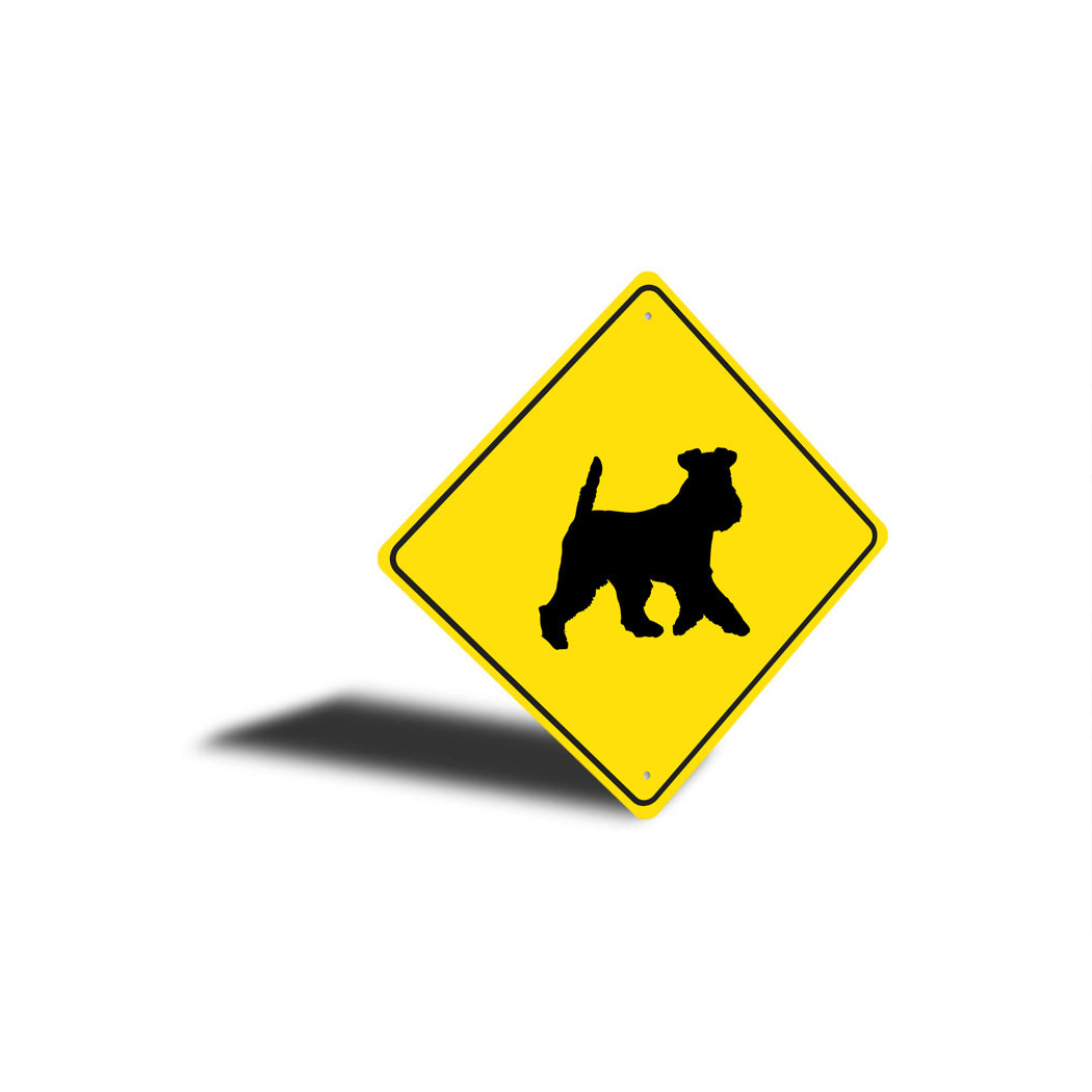 Welsh Terrier Dog Diamond Sign