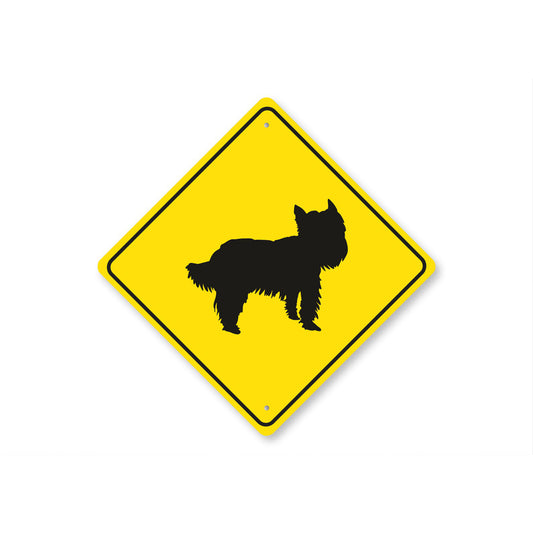 Yorkshire Terrier Dog Diamond Sign