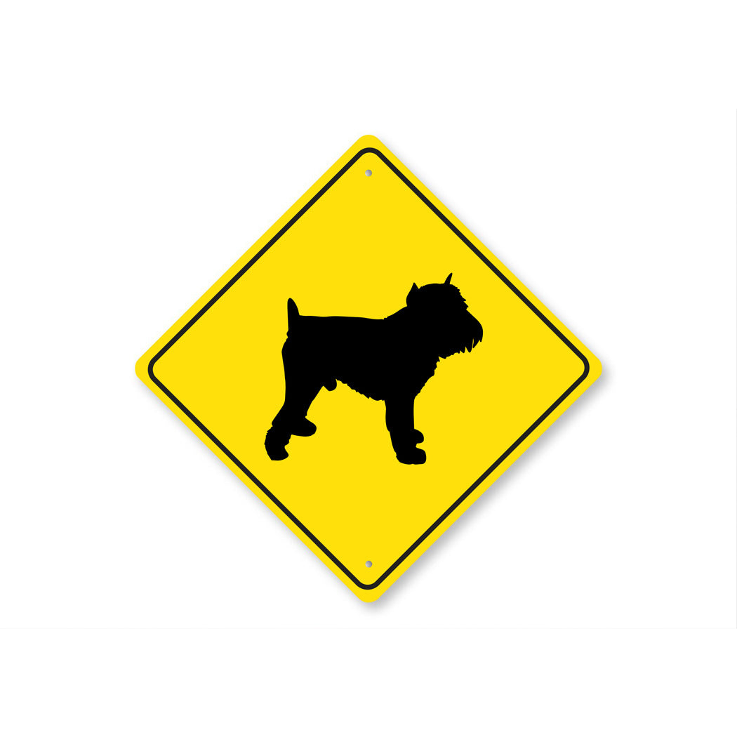 Brussels Griffon Dog Diamond Sign