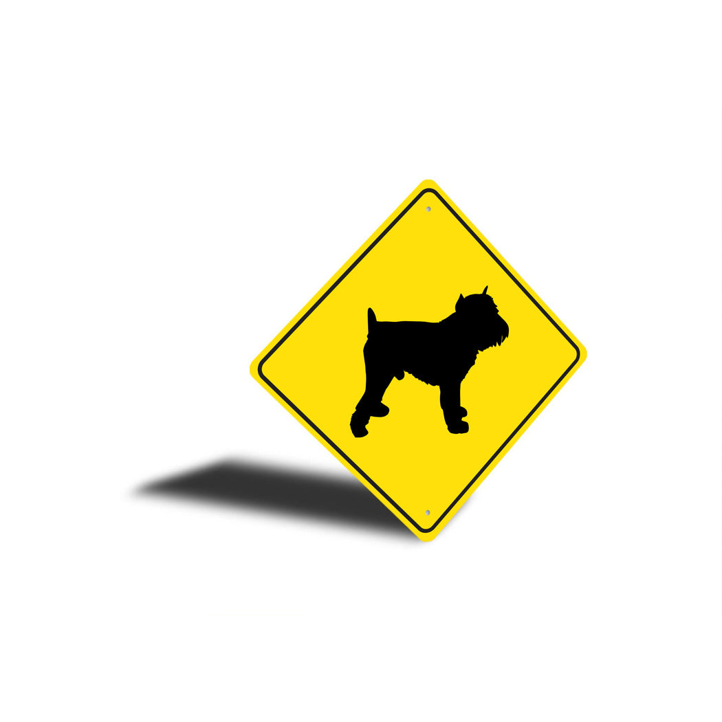 Brussels Griffon Dog Diamond Sign