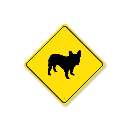 Bulldog Dog Diamond Sign