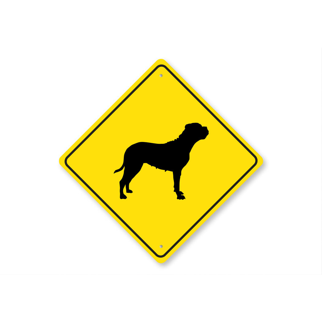 Bullmastiff Dog Diamond Sign