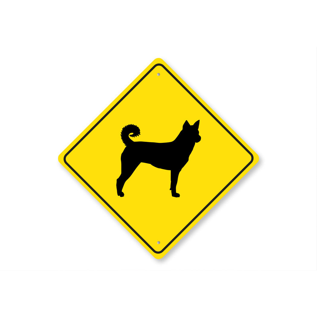 Canaan Dog Dog Diamond Sign