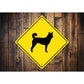 Canaan Dog Dog Diamond Sign