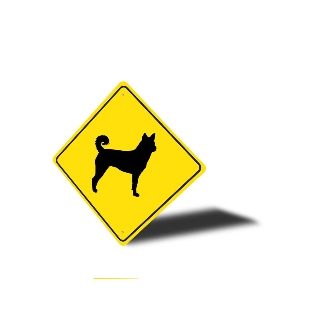 Canaan Dog Dog Diamond Sign