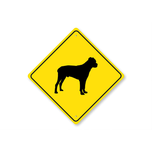 Cane Corso Dog Diamond Sign