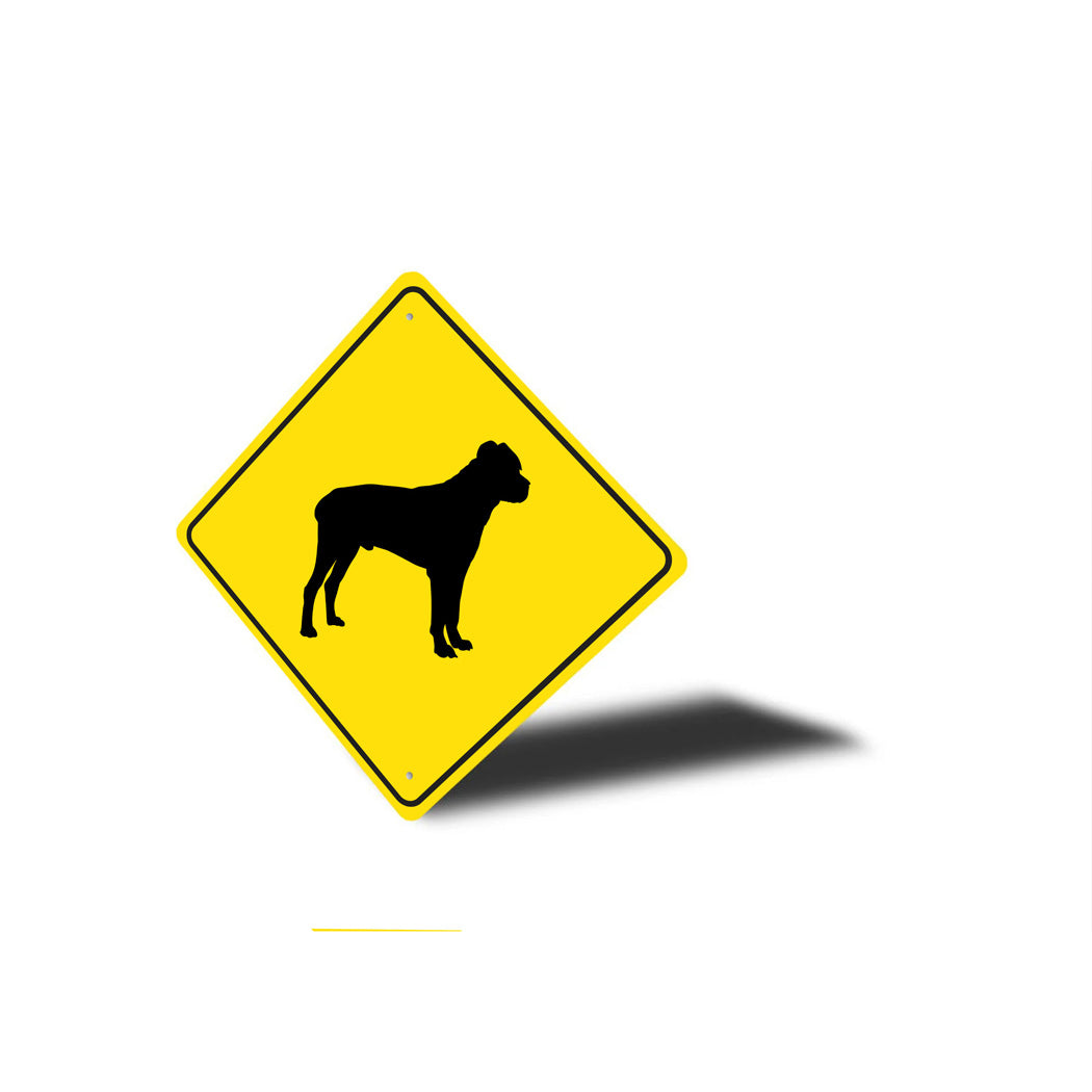 Cane Corso Dog Diamond Sign