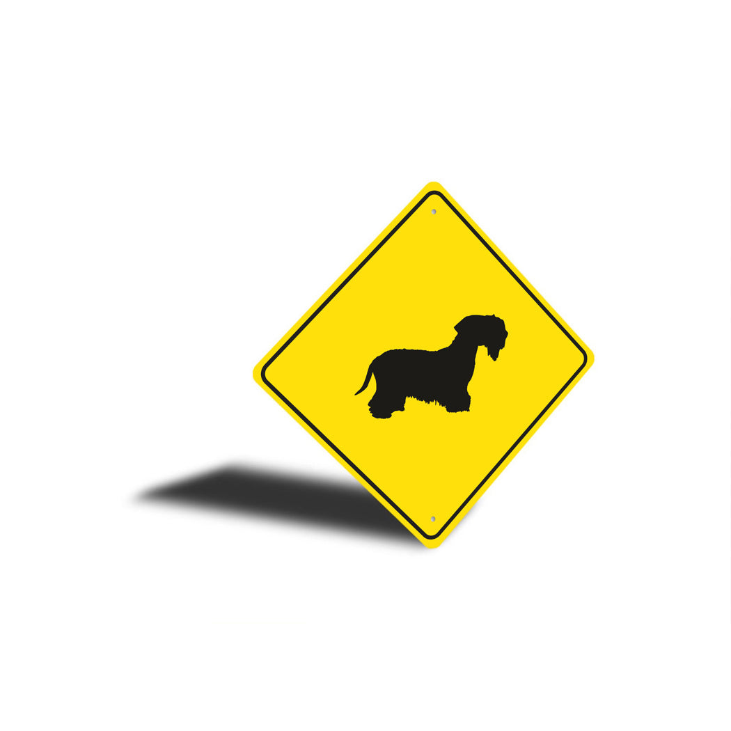 Cesky Terrier Dog Diamond Sign