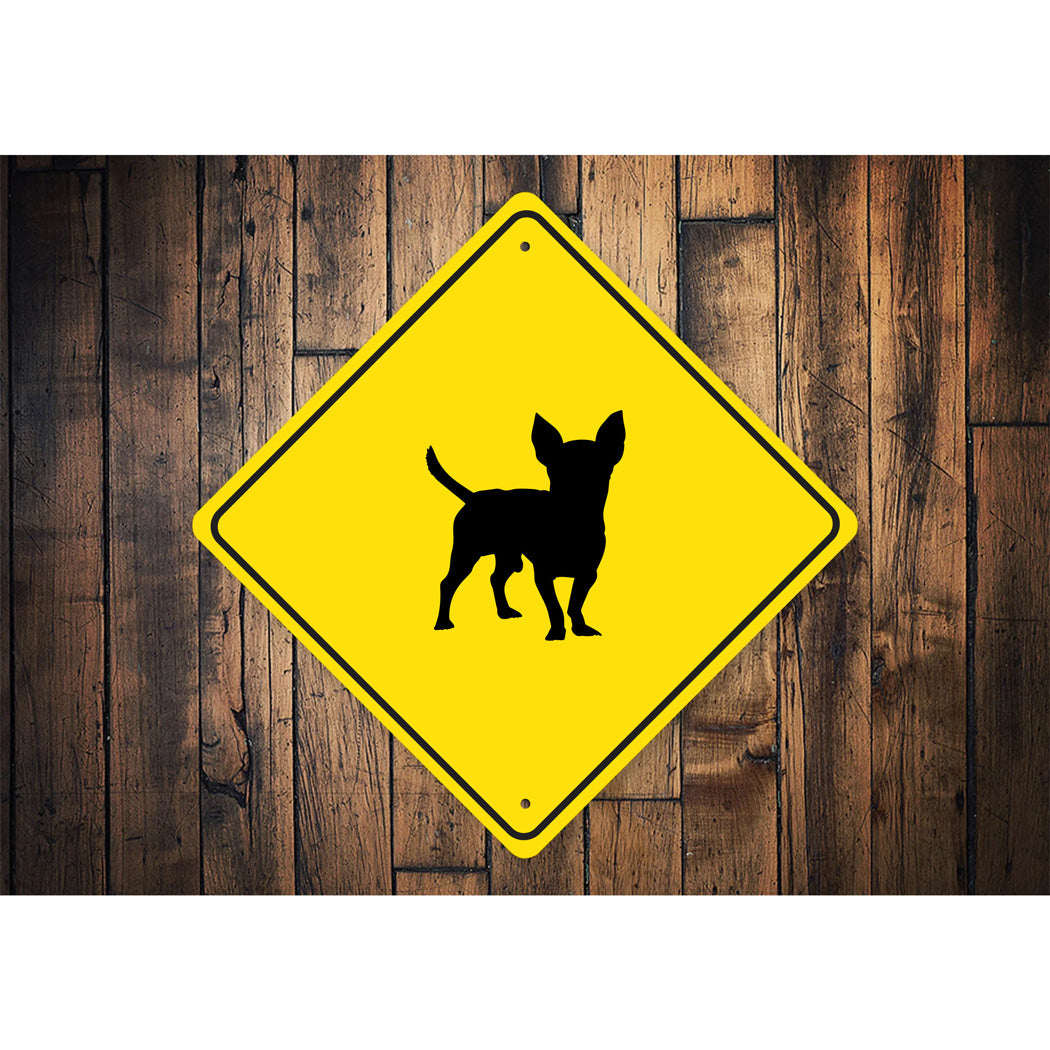 Chihuahua Dog Diamond Sign