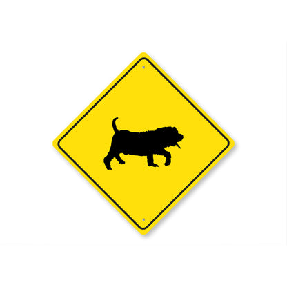 Chinese Shar-Pei Dog Diamond Sign