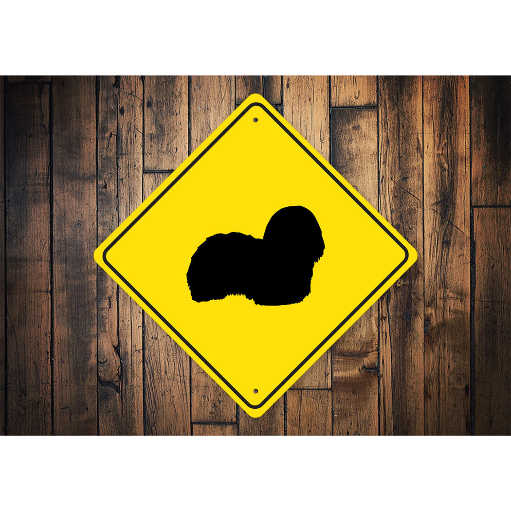 Coton de Tulear Dog Diamond Sign