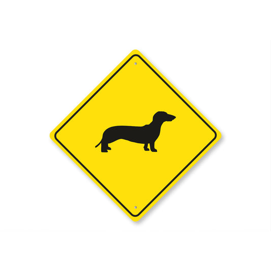 Dachshund Dog Diamond Sign