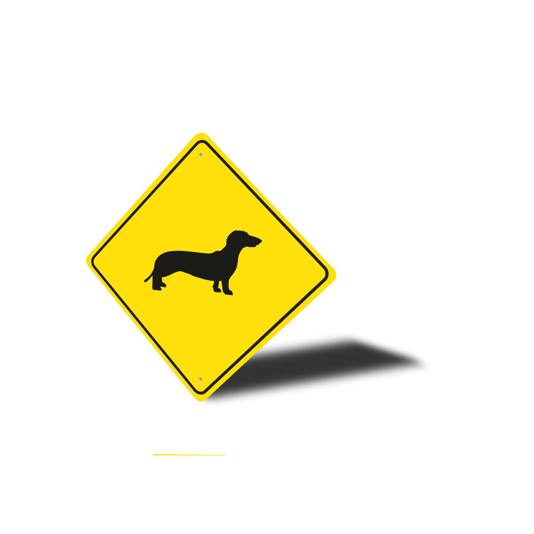 Dachshund Dog Diamond Sign