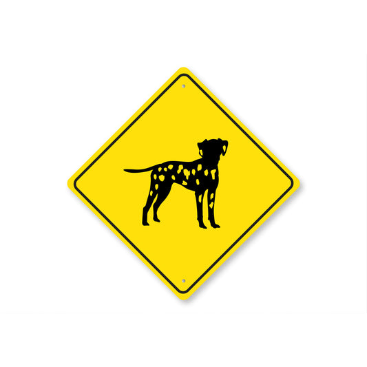 Dalmatian Dog Diamond Sign