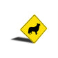 Finnish Lapphund Dog Diamond Sign