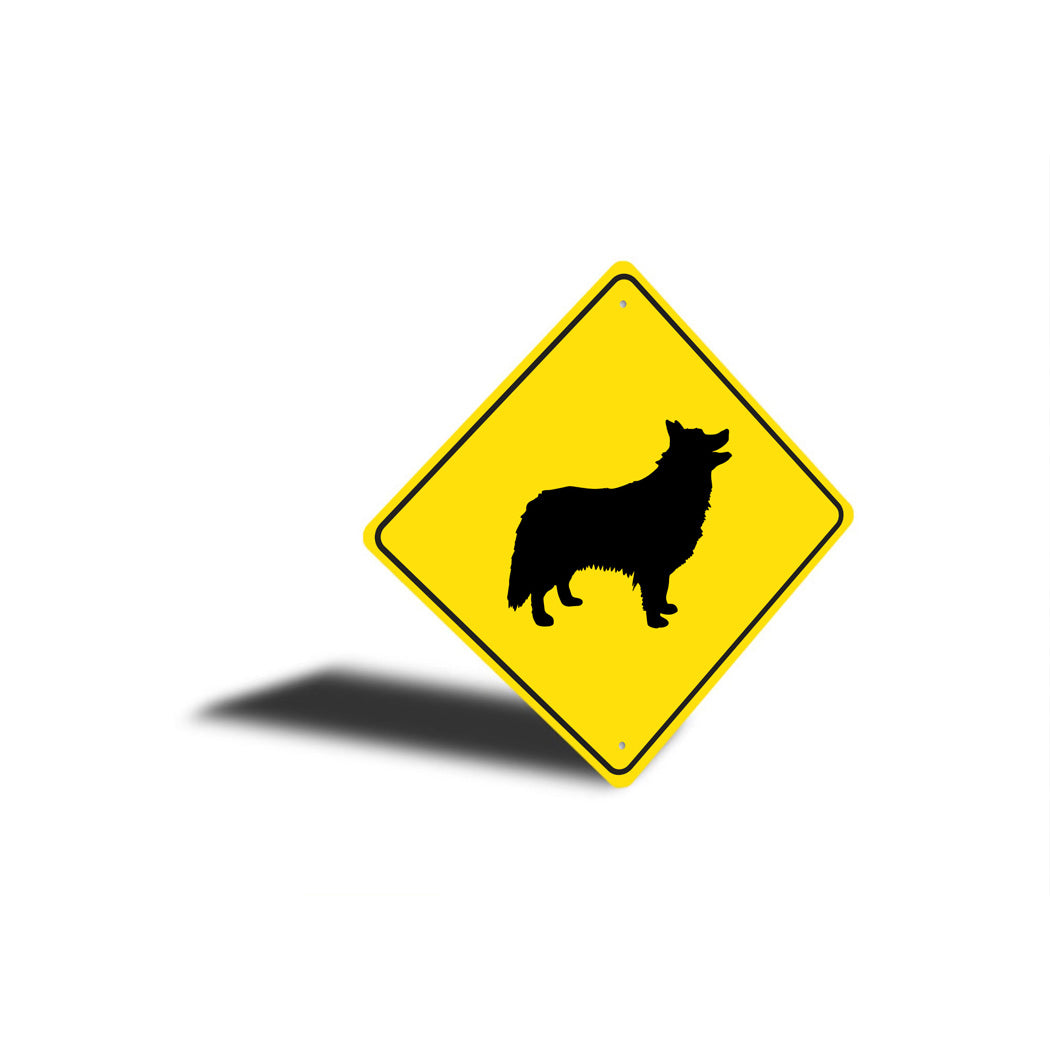 Finnish Lapphund Dog Diamond Sign