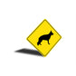 German Shepherd Dog Dog Diamond Sign