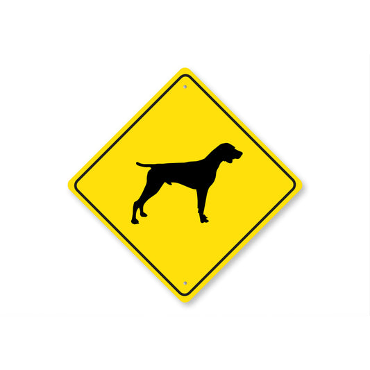 German Shorthaired Pointer Dog Diamond Sign