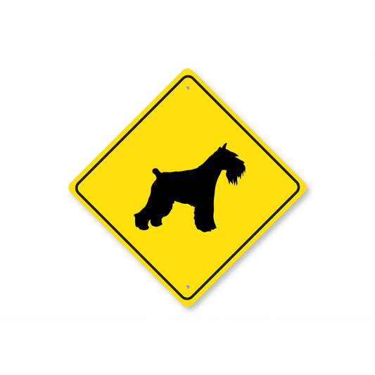 Giant Schnauzer Dog Diamond Sign