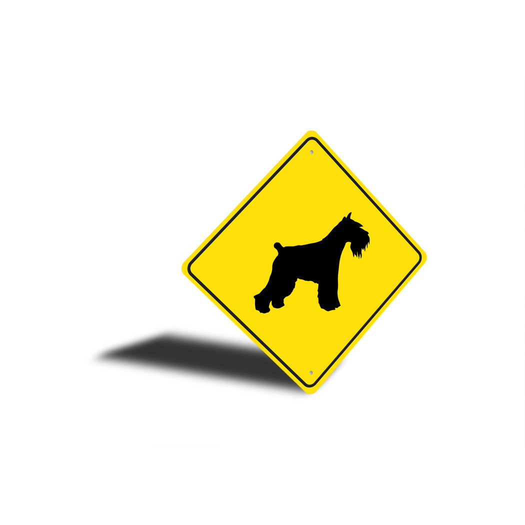 Giant Schnauzer Dog Diamond Sign