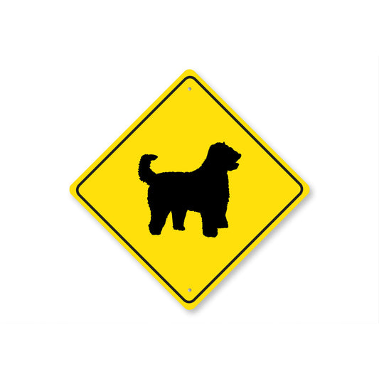 Goldendoodle Dog Diamond Sign