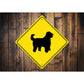 Goldendoodle Dog Diamond Sign