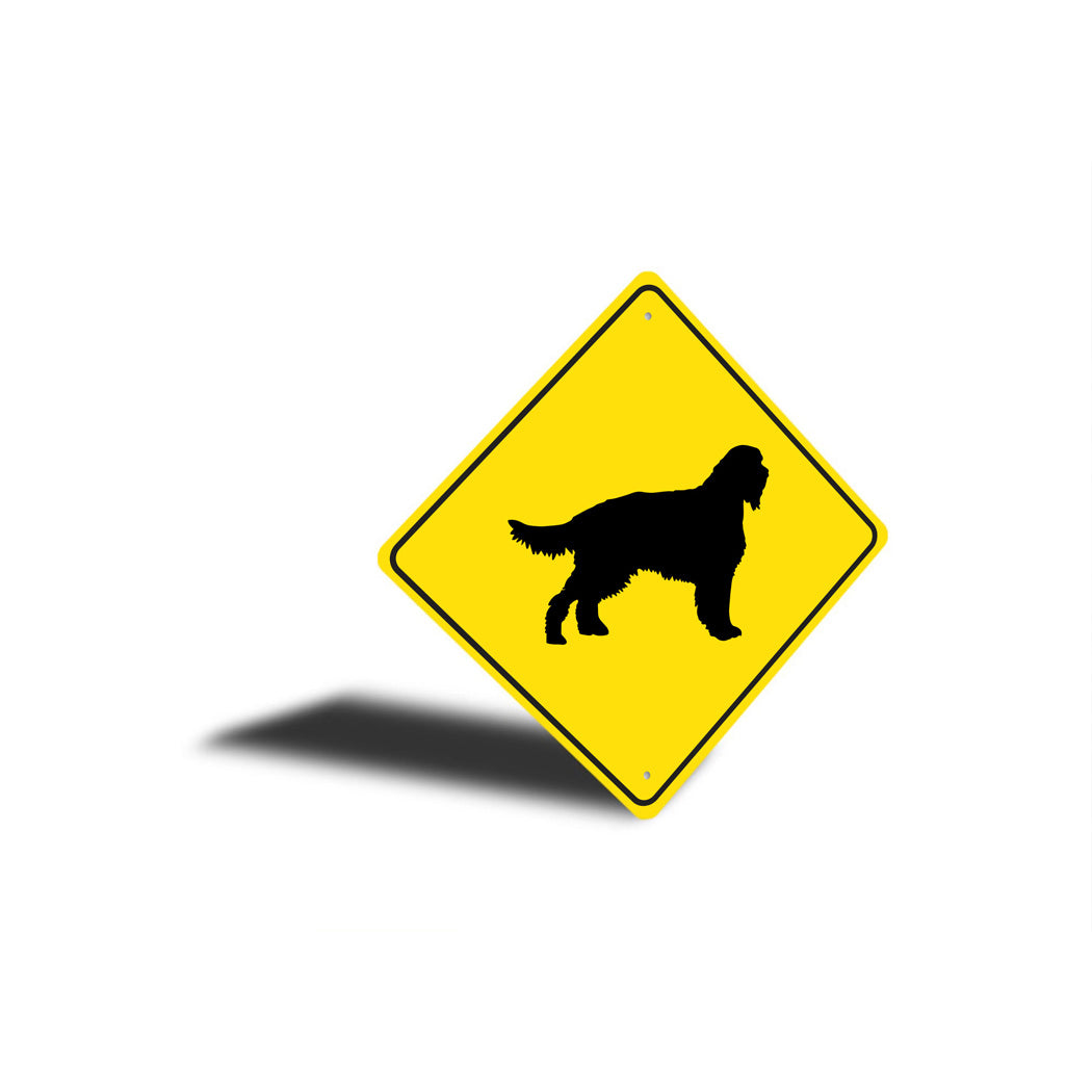 Gordon Setter Dog Diamond Sign