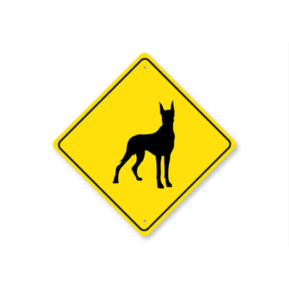 Great Dane Dog Diamond Sign