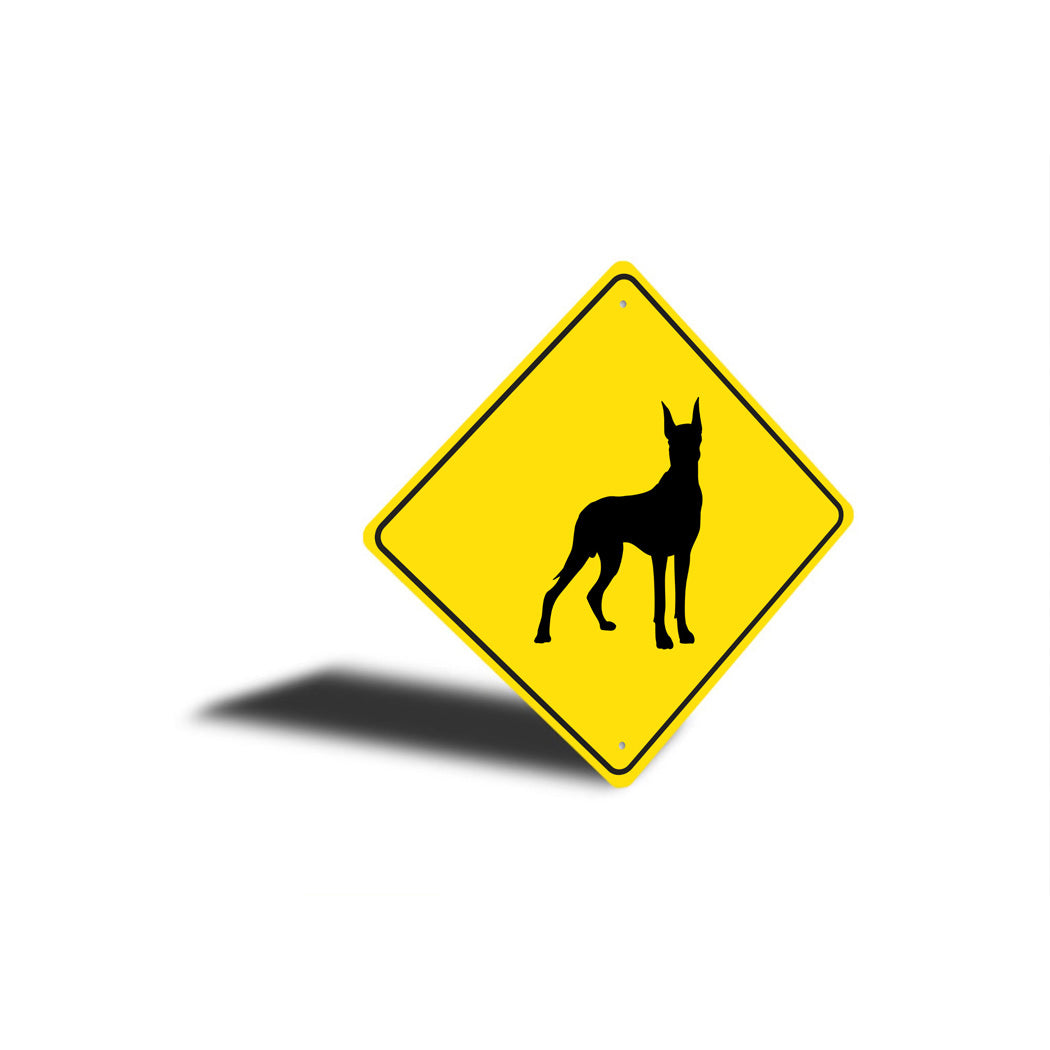 Great Dane Dog Diamond Sign