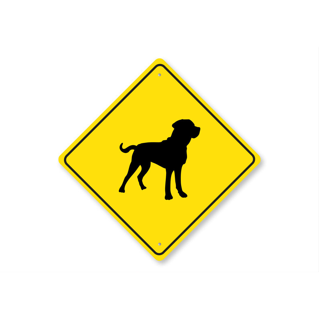 Greater Swiss Mountain Dog Diamond Sign