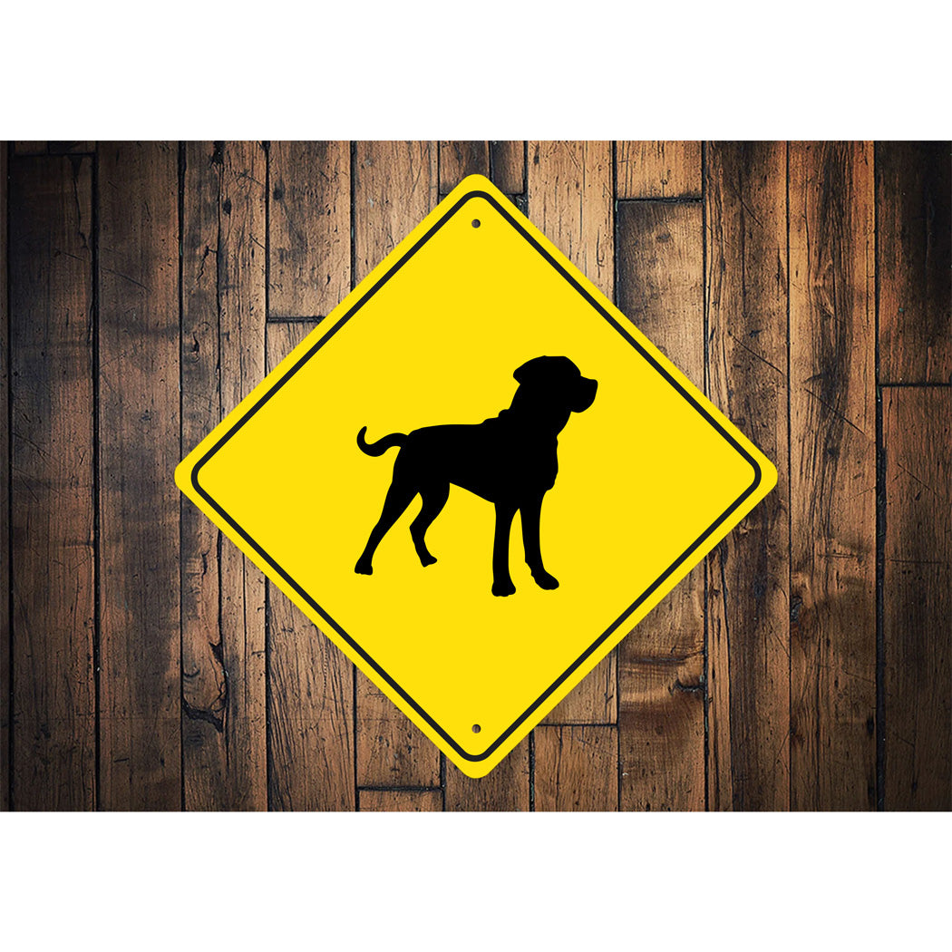 Greater Swiss Mountain Dog Diamond Sign