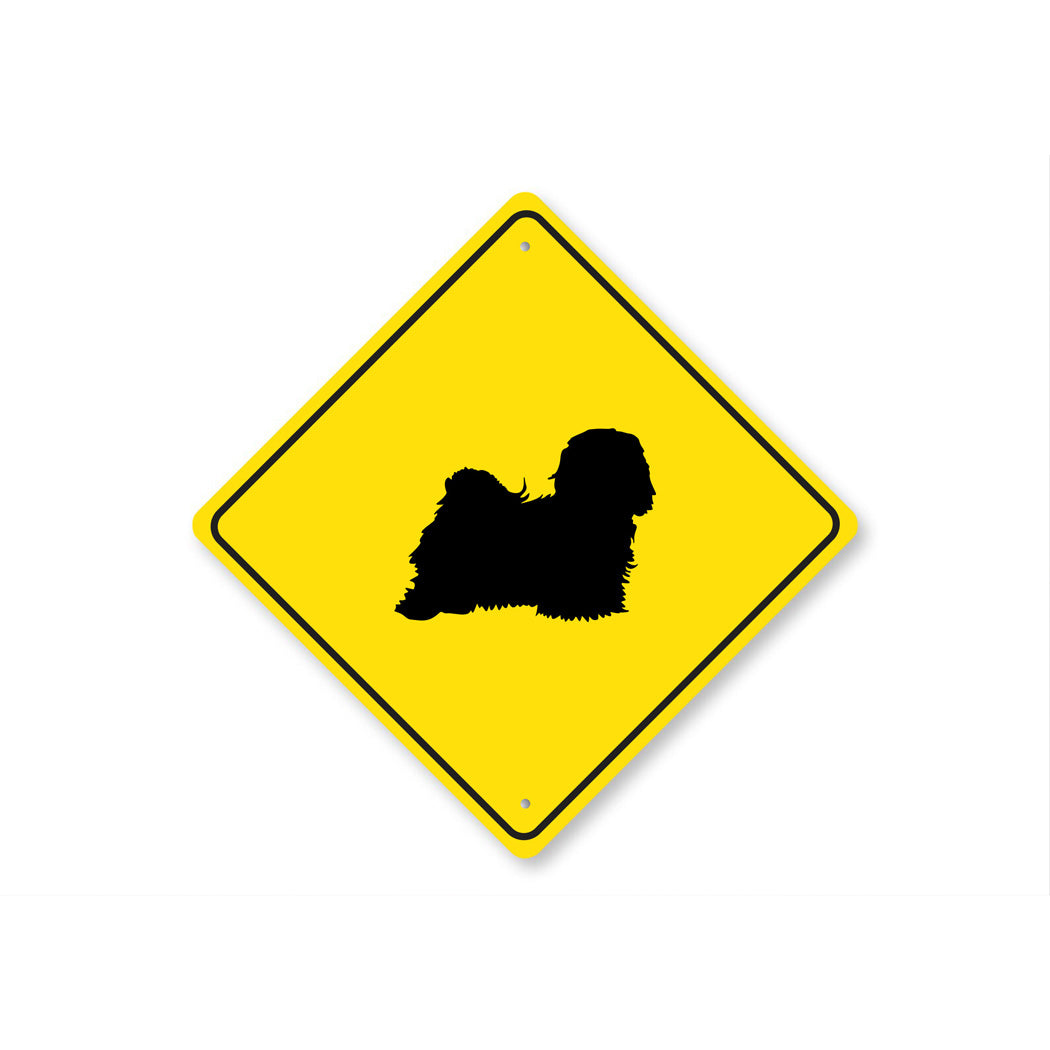 Havanese Dog Diamond Sign
