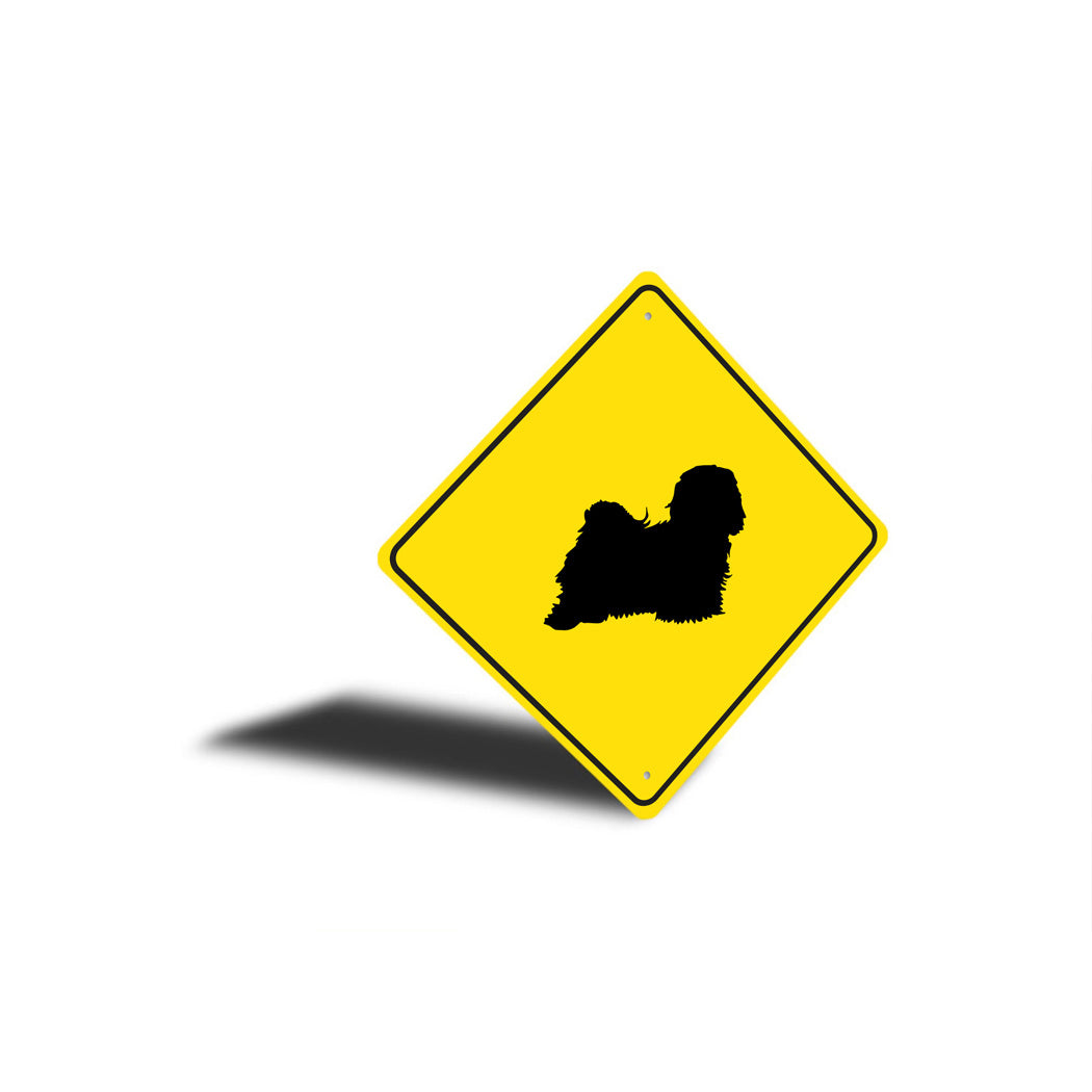Havanese Dog Diamond Sign