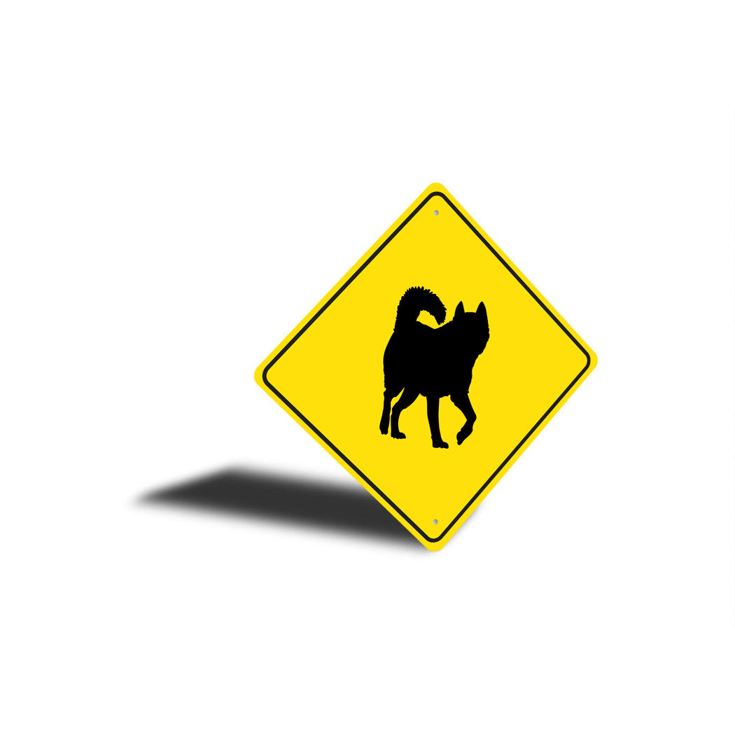 Husky Dog Diamond Sign