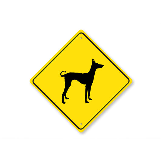 Ibizan Hound Dog Diamond Sign