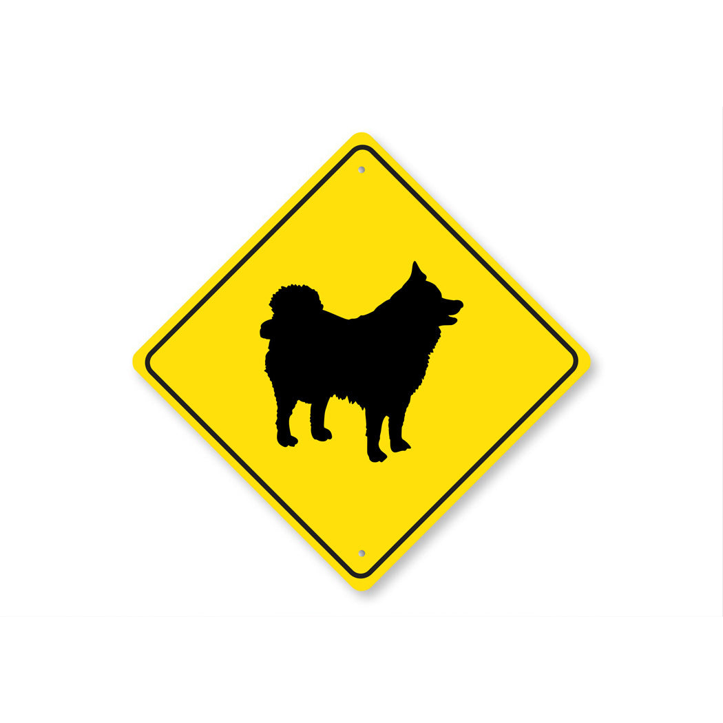 Icelandic Sheepdog Dog Diamond Sign