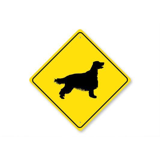 Irish Setter Dog Diamond Sign