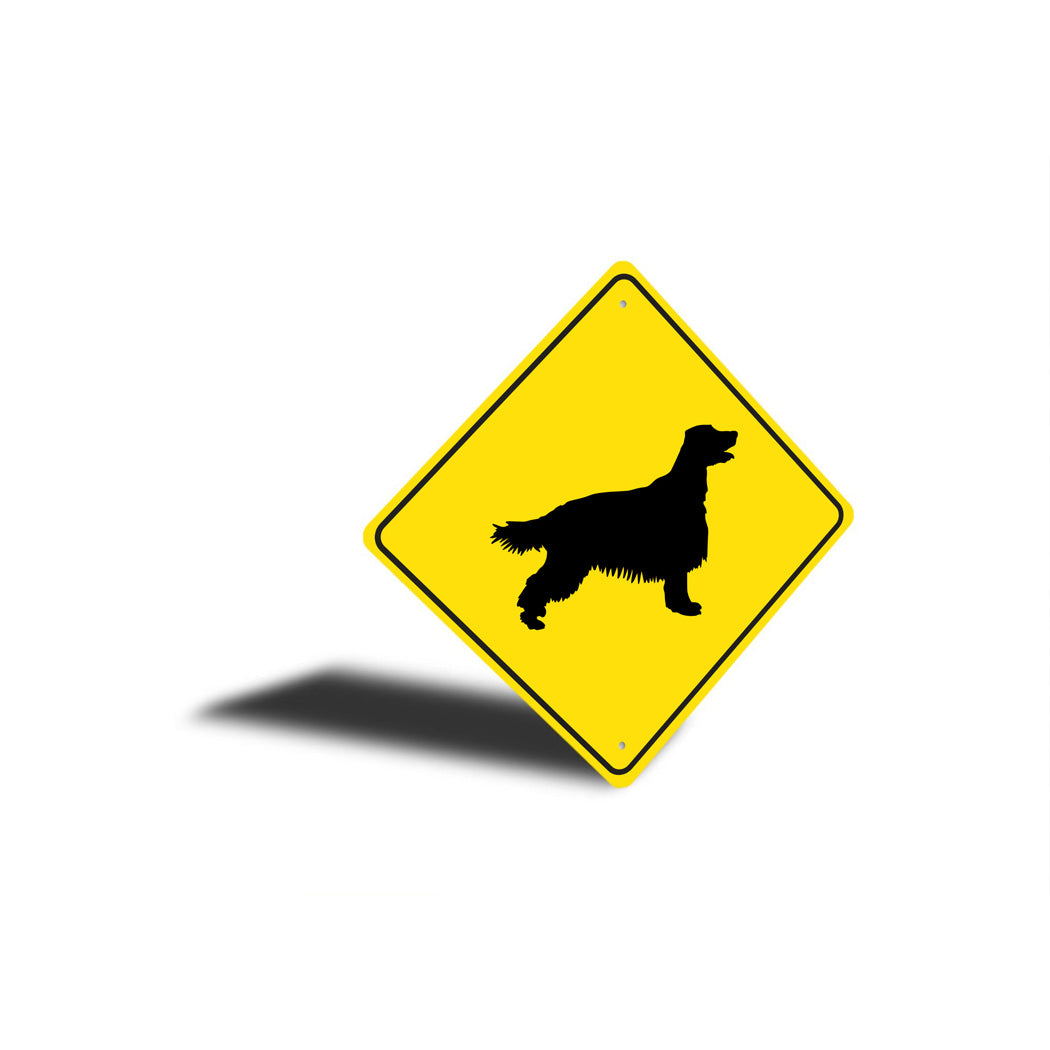 Irish Setter Dog Diamond Sign