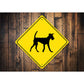 Irish Terrier Dog Diamond Sign