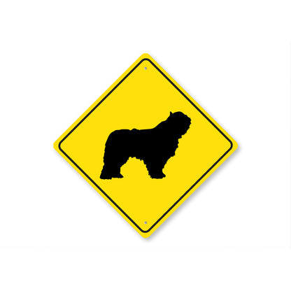 Komondor Dog Diamond Sign