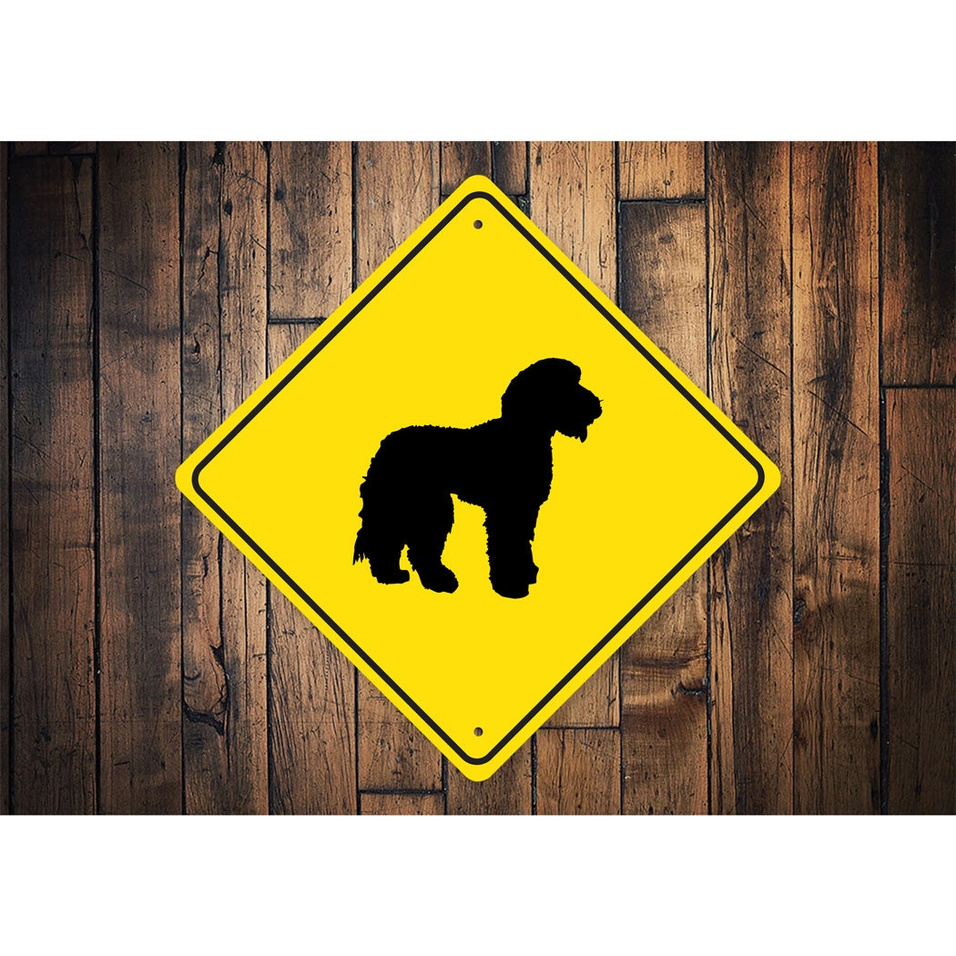 Labradoodle Dog Diamond Sign