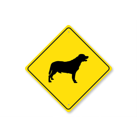 Labrador Retriever Dog Diamond Sign