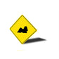 Lhasa Apso Dog Diamond Sign
