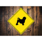 Lowchen Dog Diamond Sign